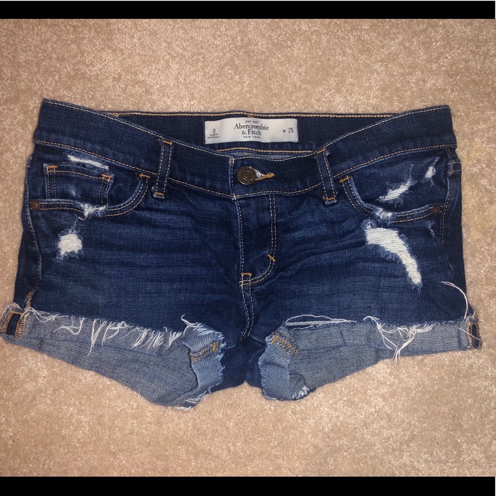 Denim shorts